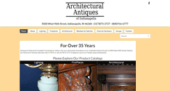 Desktop Screenshot of antiquearchitectural.com